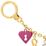 Key and Lock Monogram Chain Bag Charm