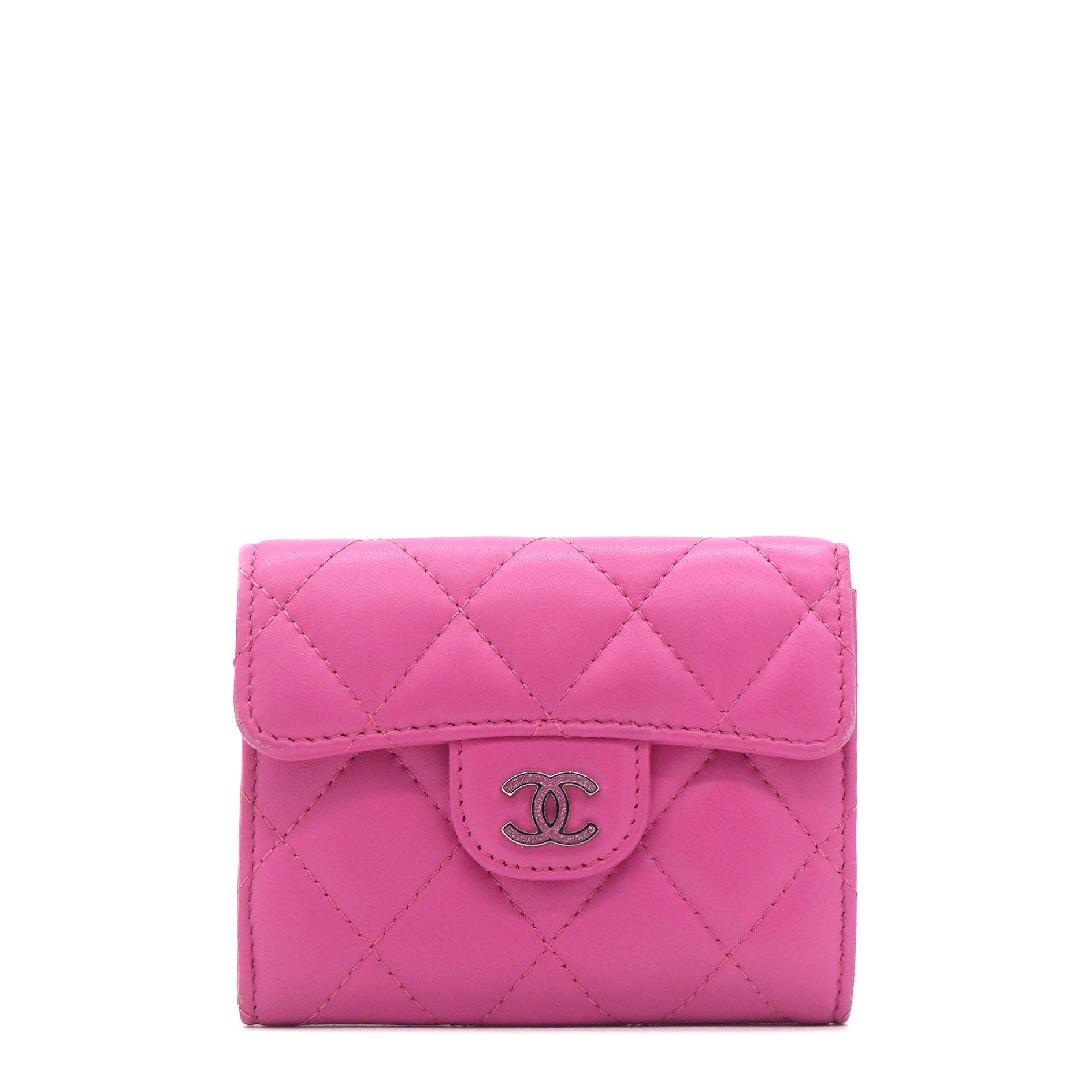 Chanel Fushia Quilted Lambskin Small Classic Flap Card Case – STYLISHTOP