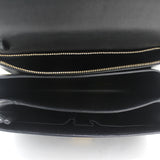 Box Calfskin Medium Classic Flap Bag Black
