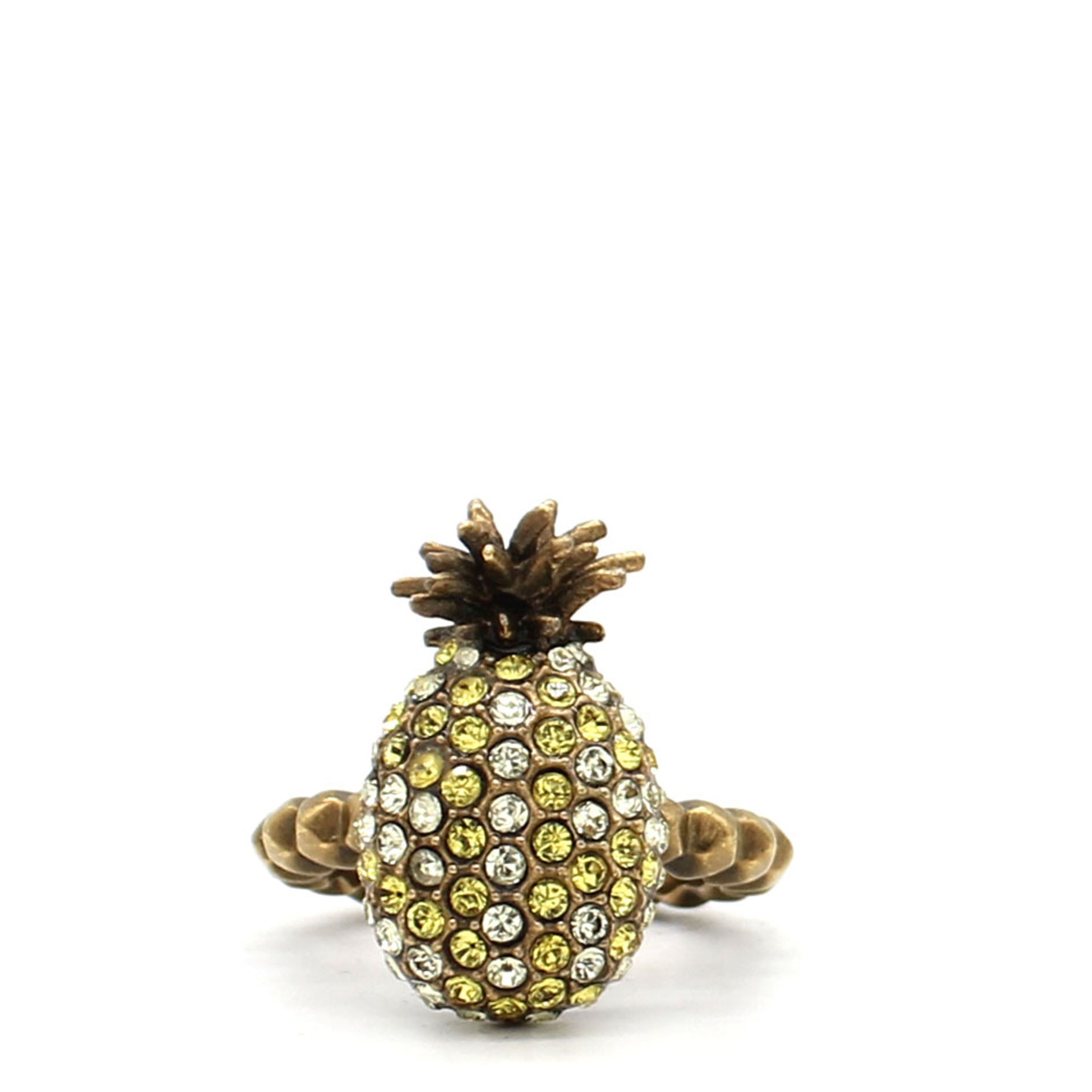 Pineapple Crystals Ring