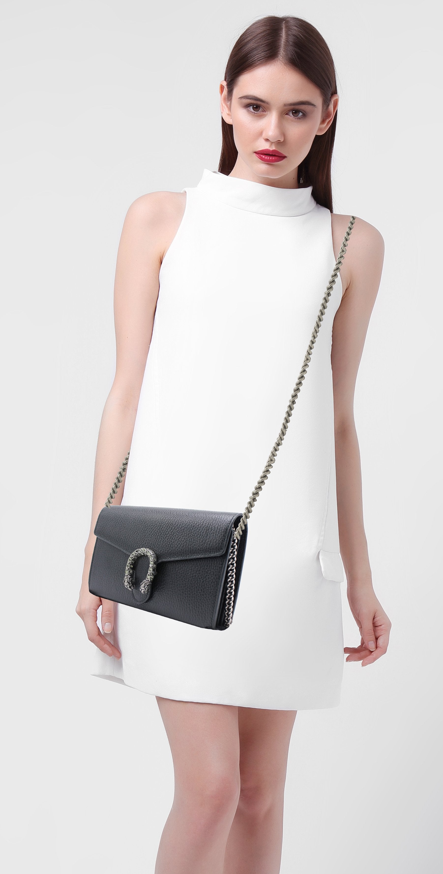 Gucci Dionysus leather mini chain bag